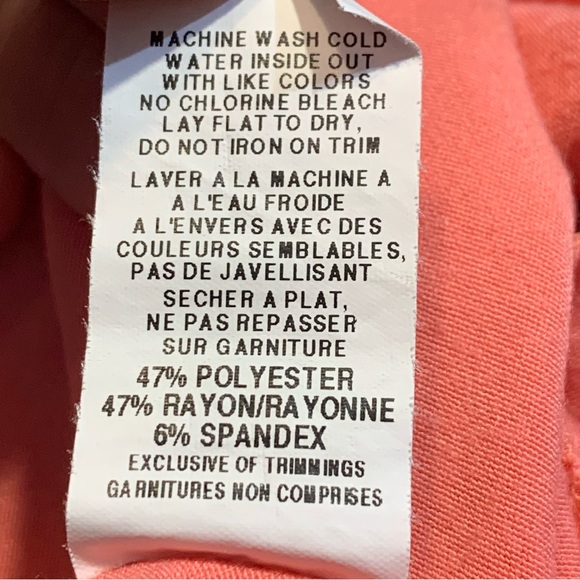 SALE!! Vintage Coral halter with side slit - Picture 6 of 11